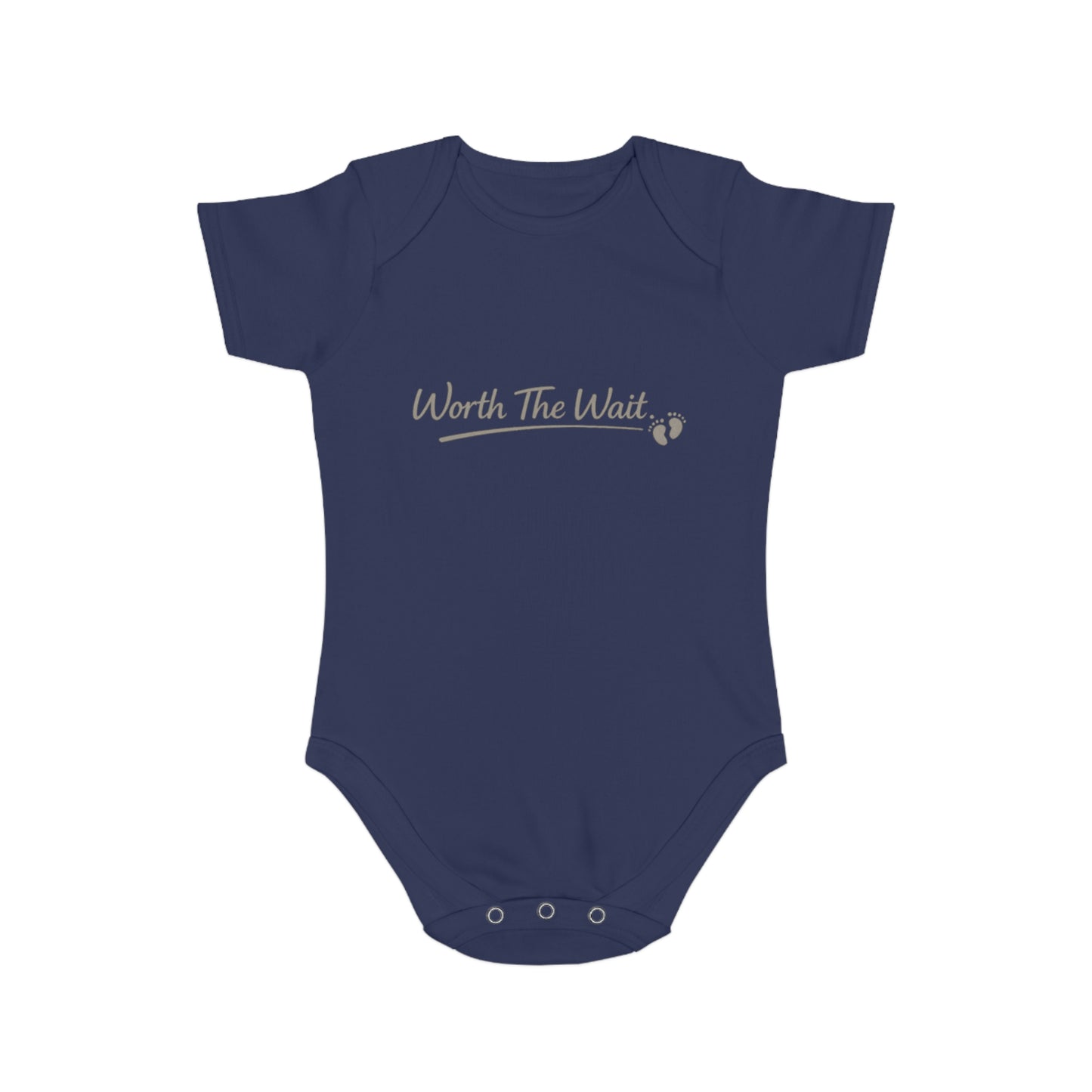 ''Worth The Wait'' Baby Bodysuit – Newborn