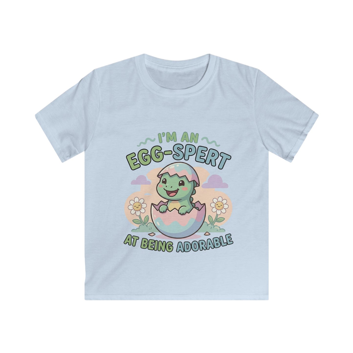 "I'm an Egg-spert at Being Adorable" Kids T-Shirt