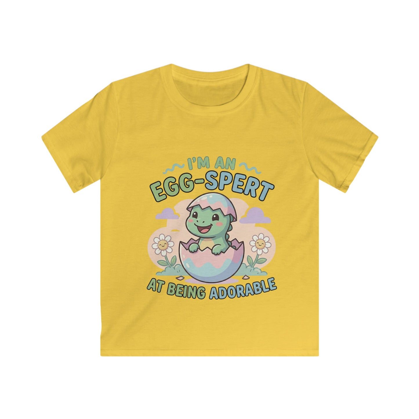 "I'm an Egg-spert at Being Adorable" Kids T-Shirt