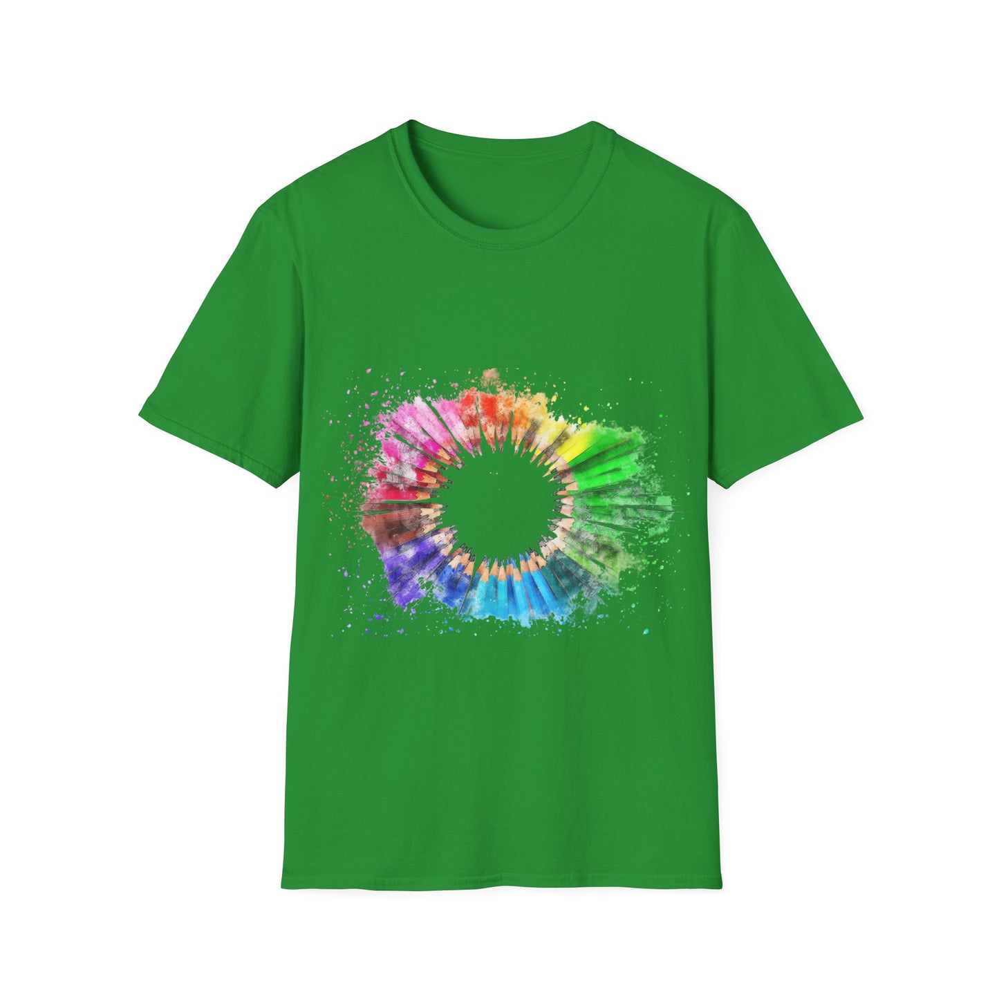Colorful Rainbow Paint T-Shirt