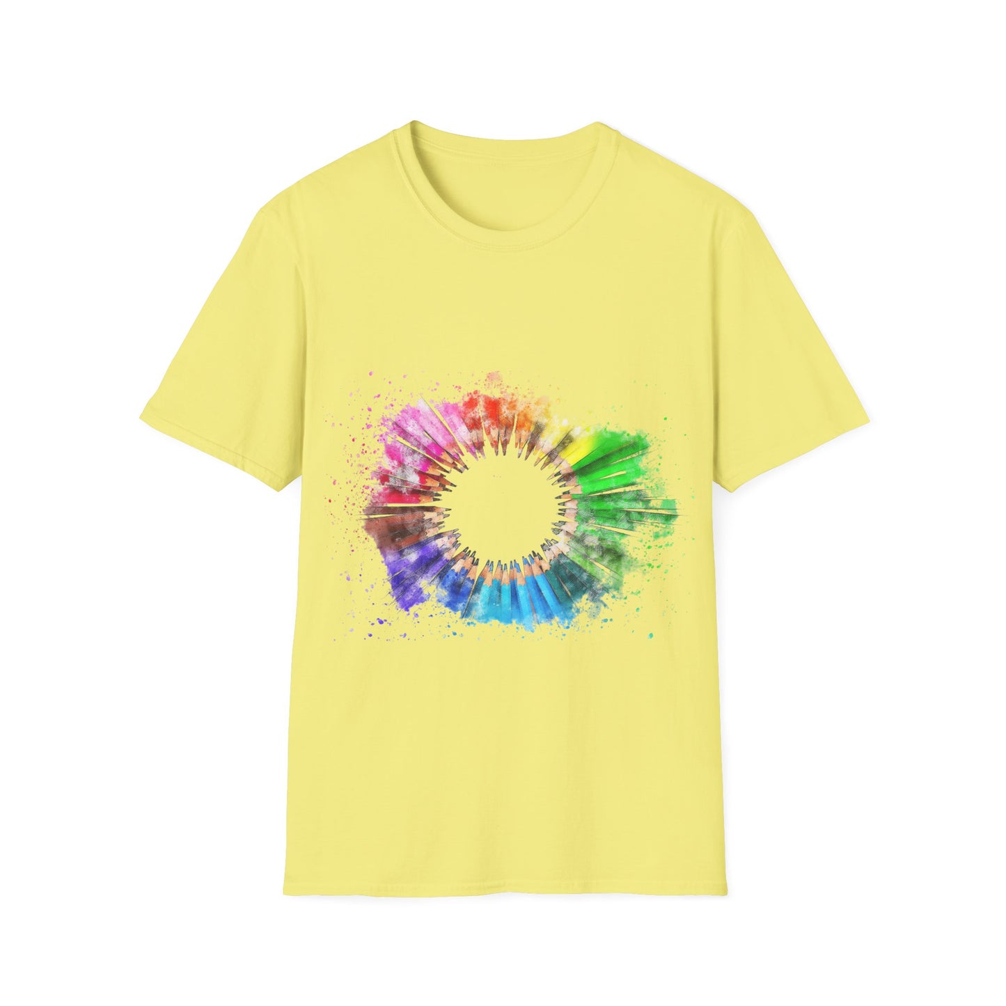 Colorful Rainbow Paint T-Shirt