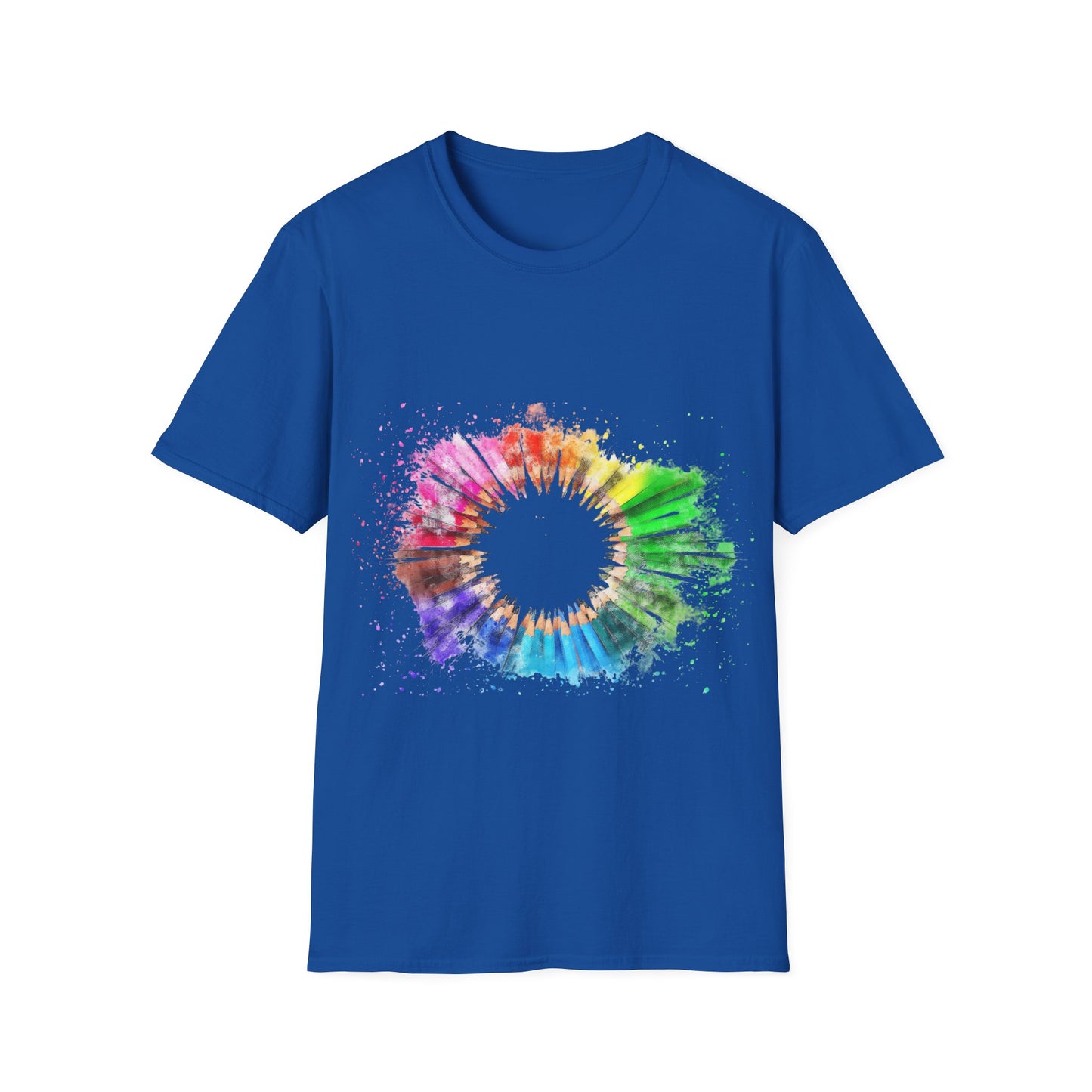 Colorful Rainbow Paint T-Shirt