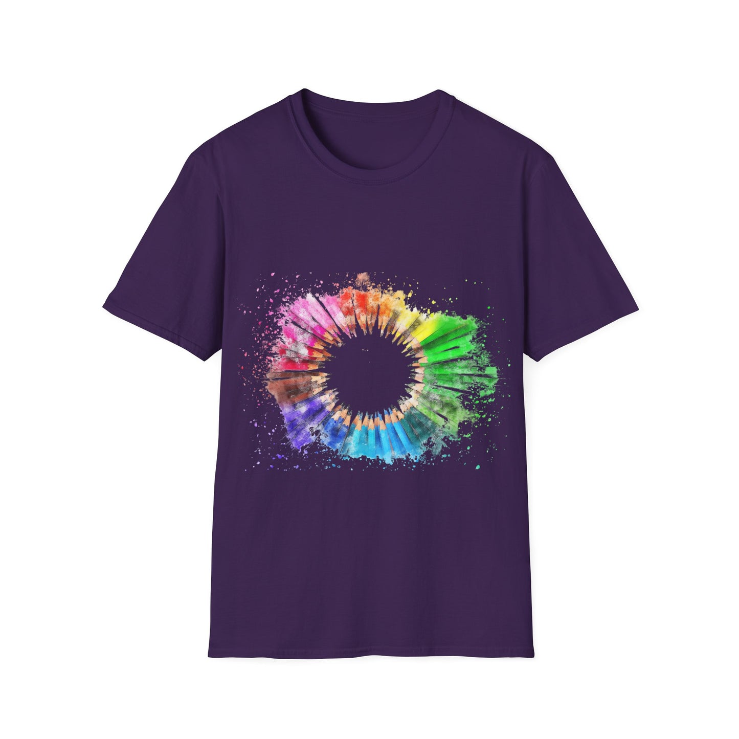 Colorful Rainbow Paint T-Shirt