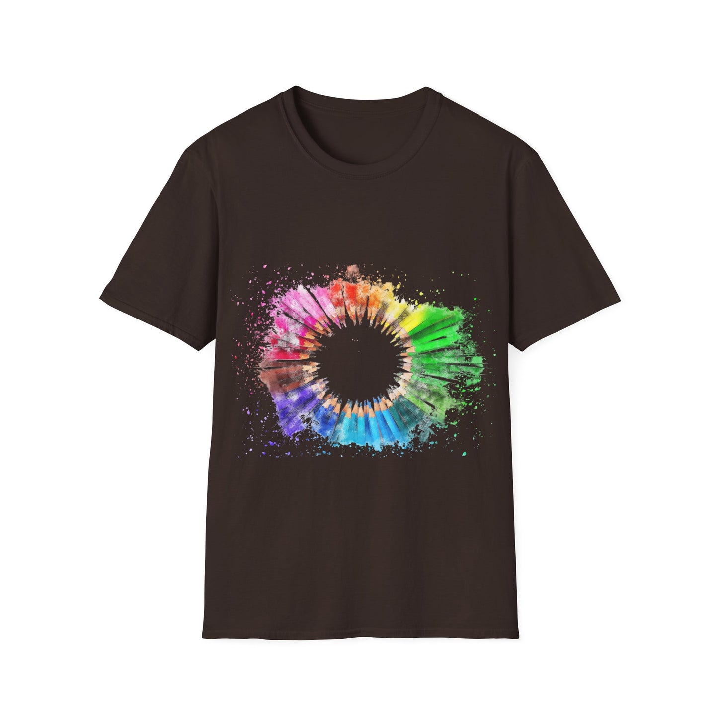 Colorful Rainbow Paint T-Shirt