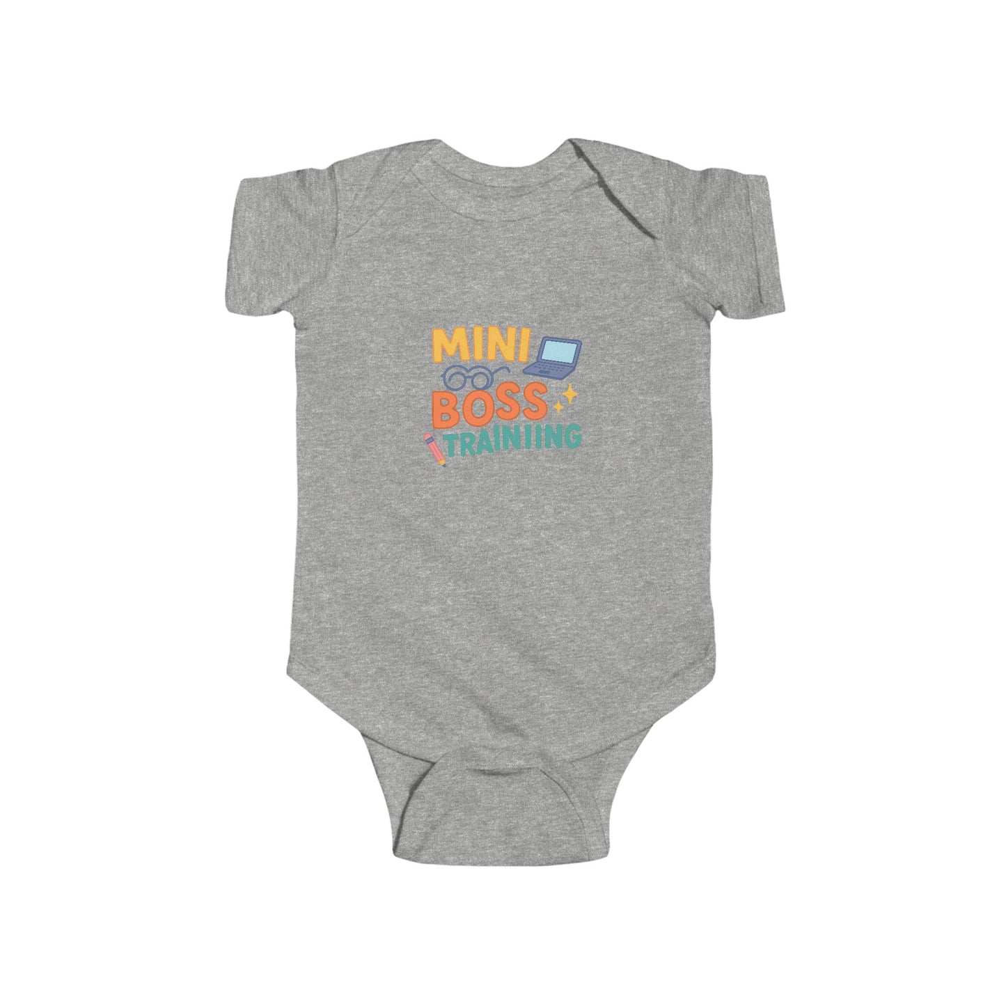 ''Mini Boss Training'' Baby Bodysuit