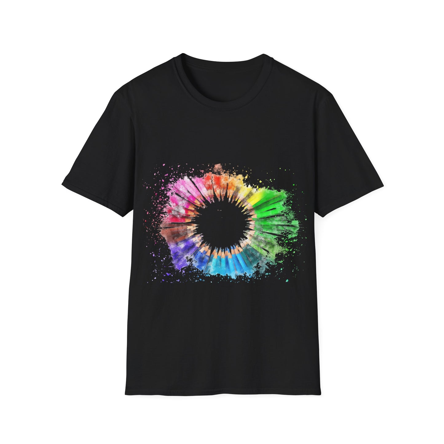 Colorful Rainbow Paint T-Shirt