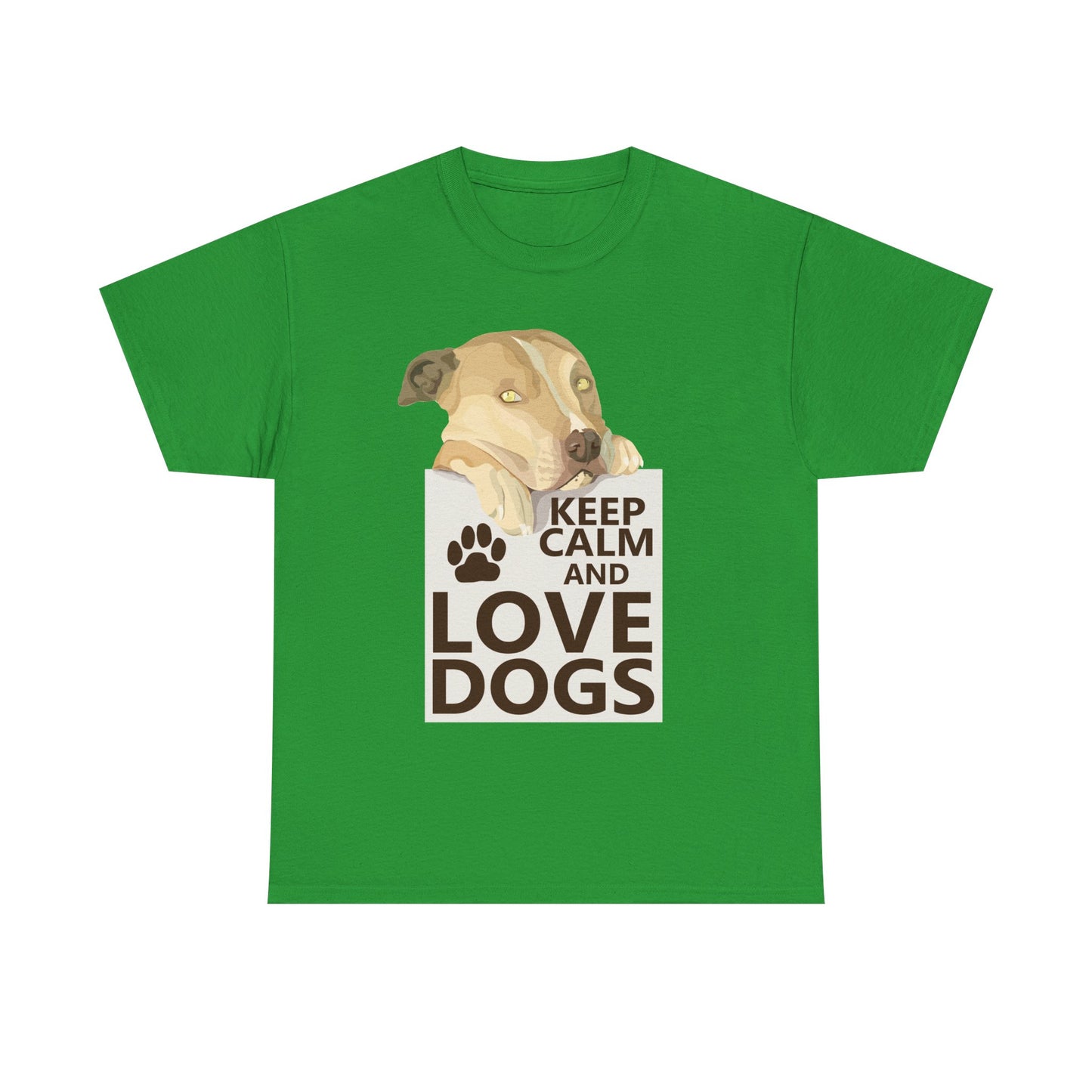 "Keep Calm and Love Dogs" T‑Shirt