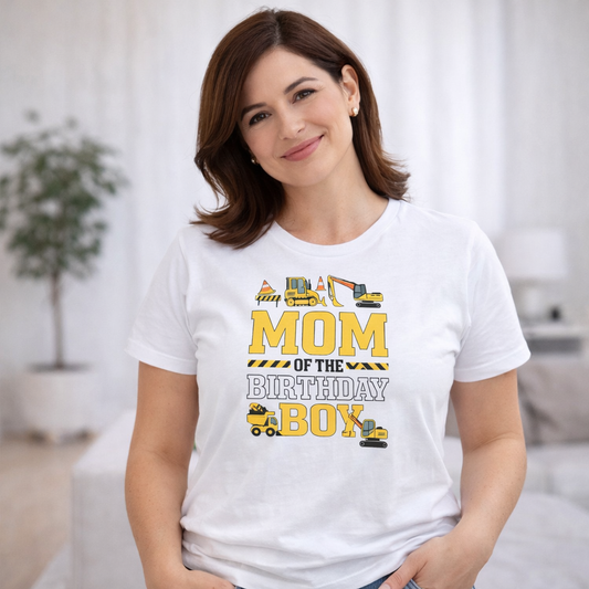 "Mom of the Construction Boy" T‑Shirt