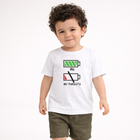 "Full Battery/Low Battery" Kids T-Shirt
