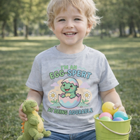 "I'm an Egg-spert at Being Adorable" Kids T-Shirt