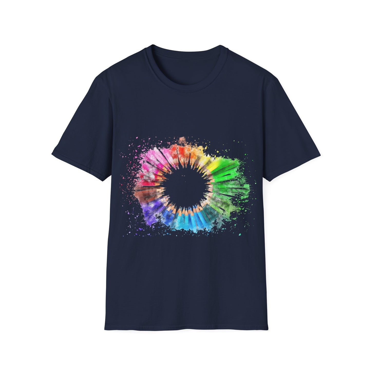 Colorful Rainbow Paint T-Shirt