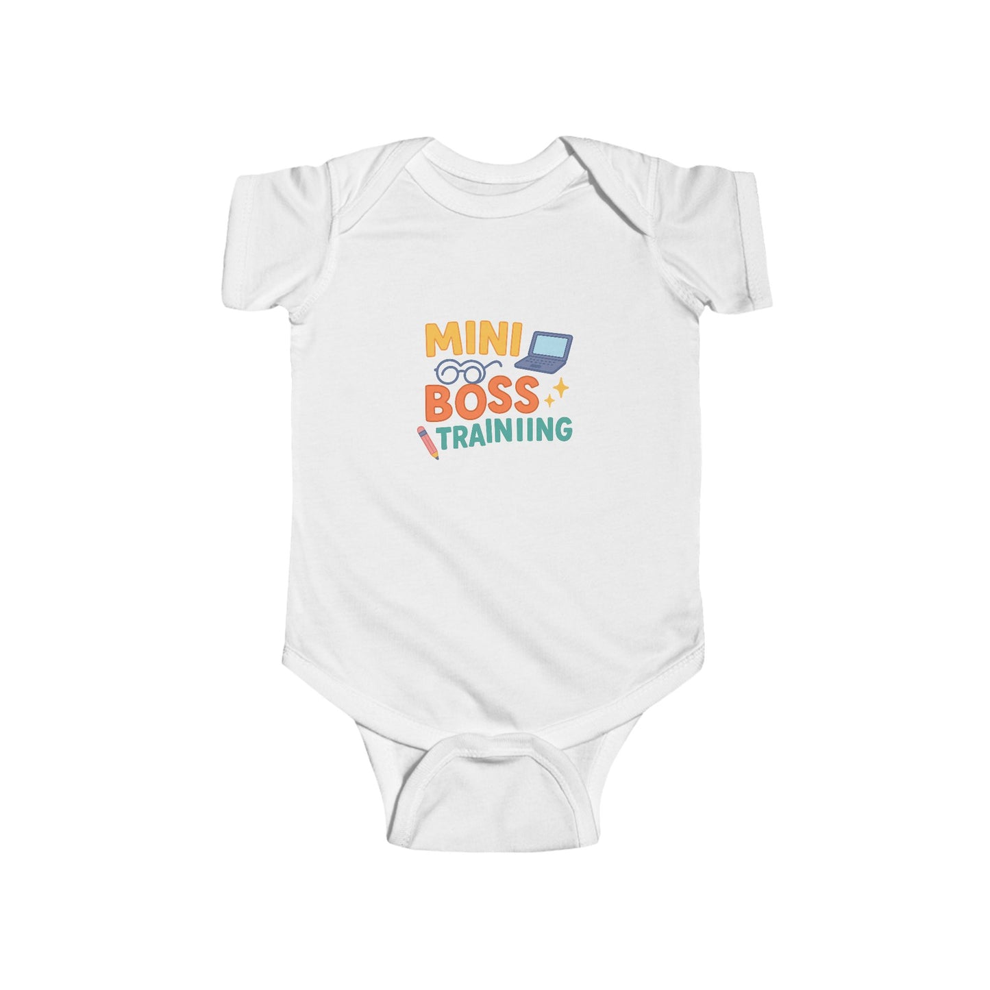 ''Mini Boss Training'' Baby Bodysuit