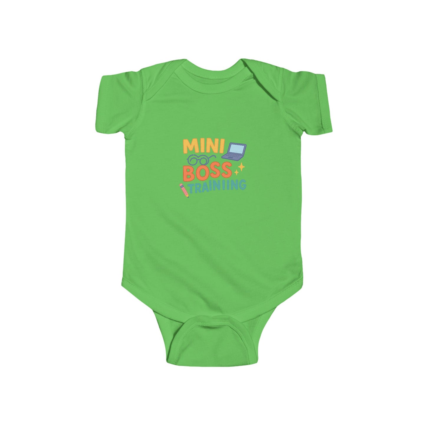 ''Mini Boss Training'' Baby Bodysuit