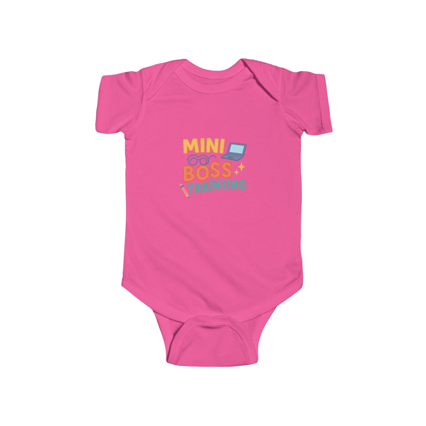 ''Mini Boss Training'' Baby Bodysuit