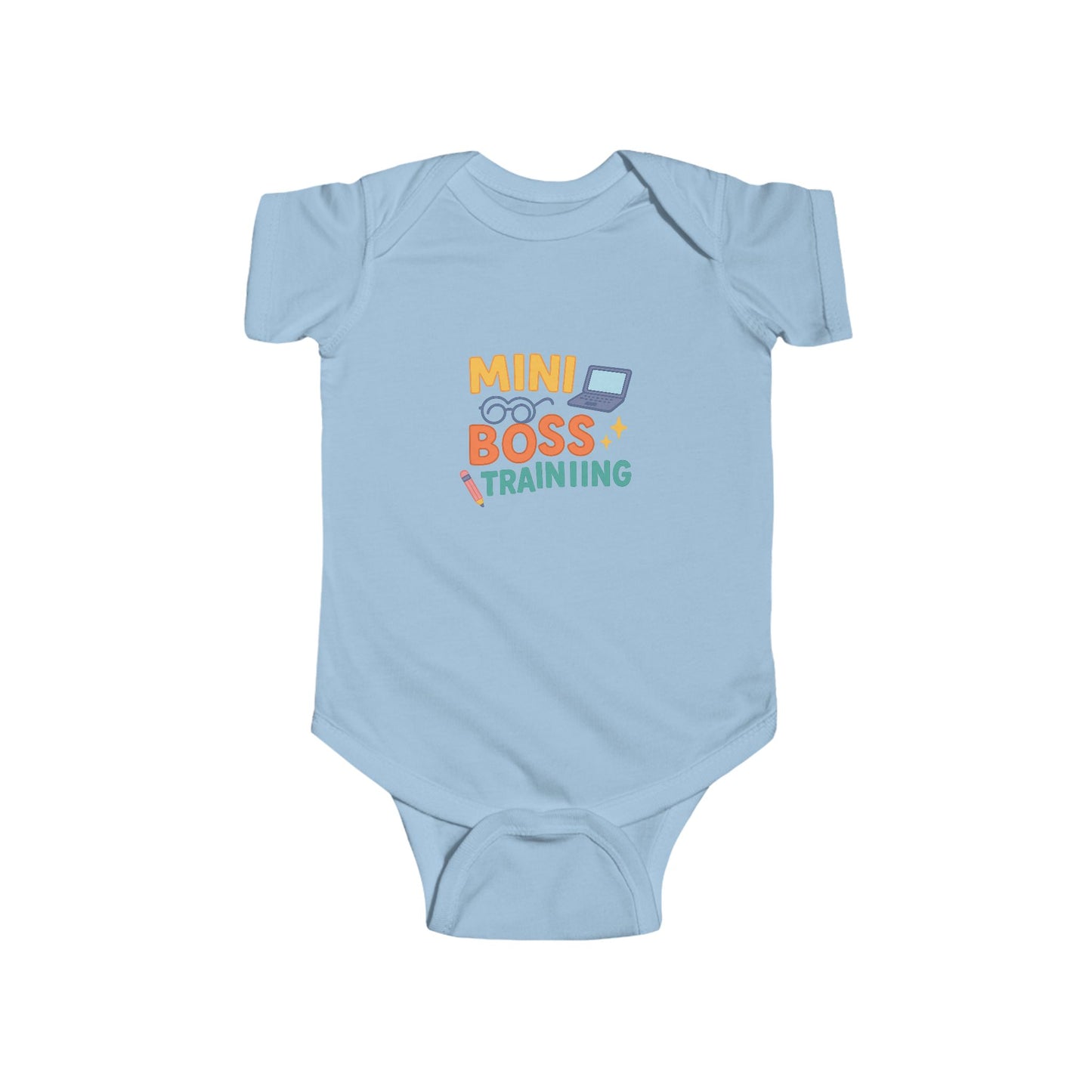 ''Mini Boss Training'' Baby Bodysuit
