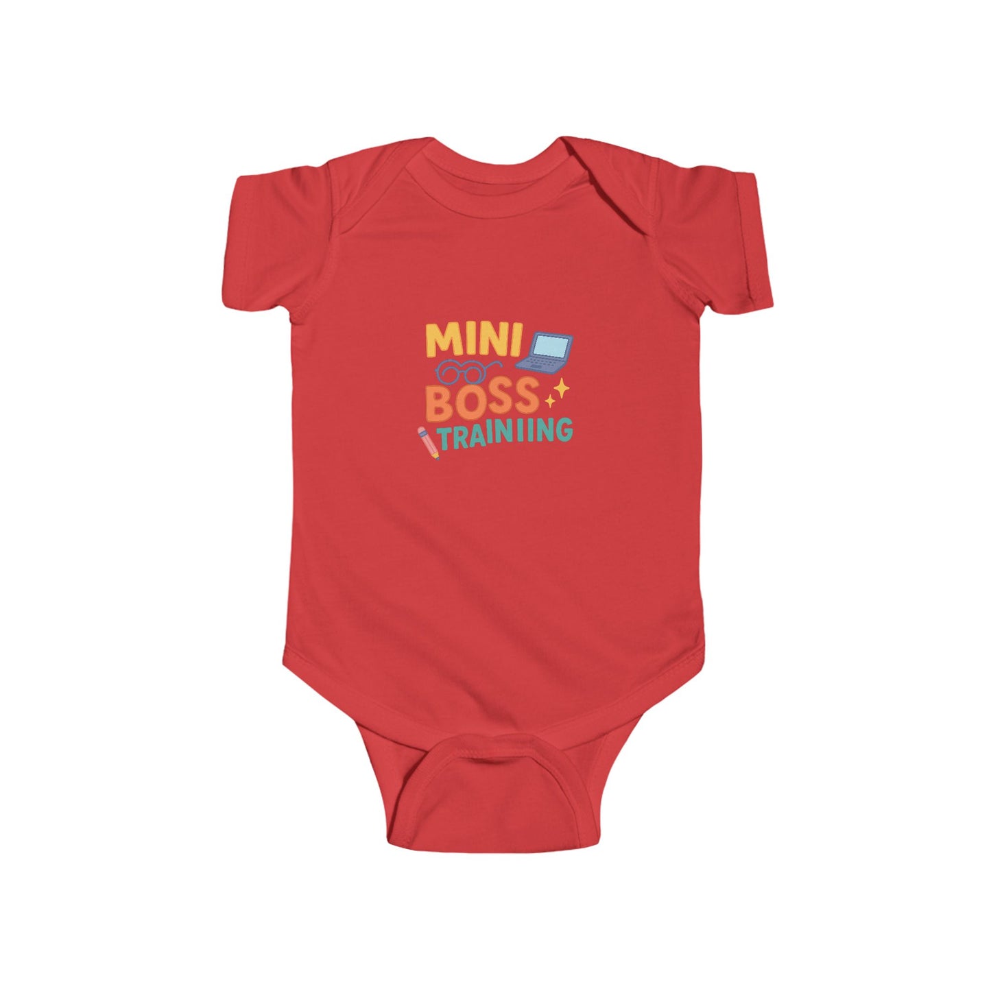''Mini Boss Training'' Baby Bodysuit