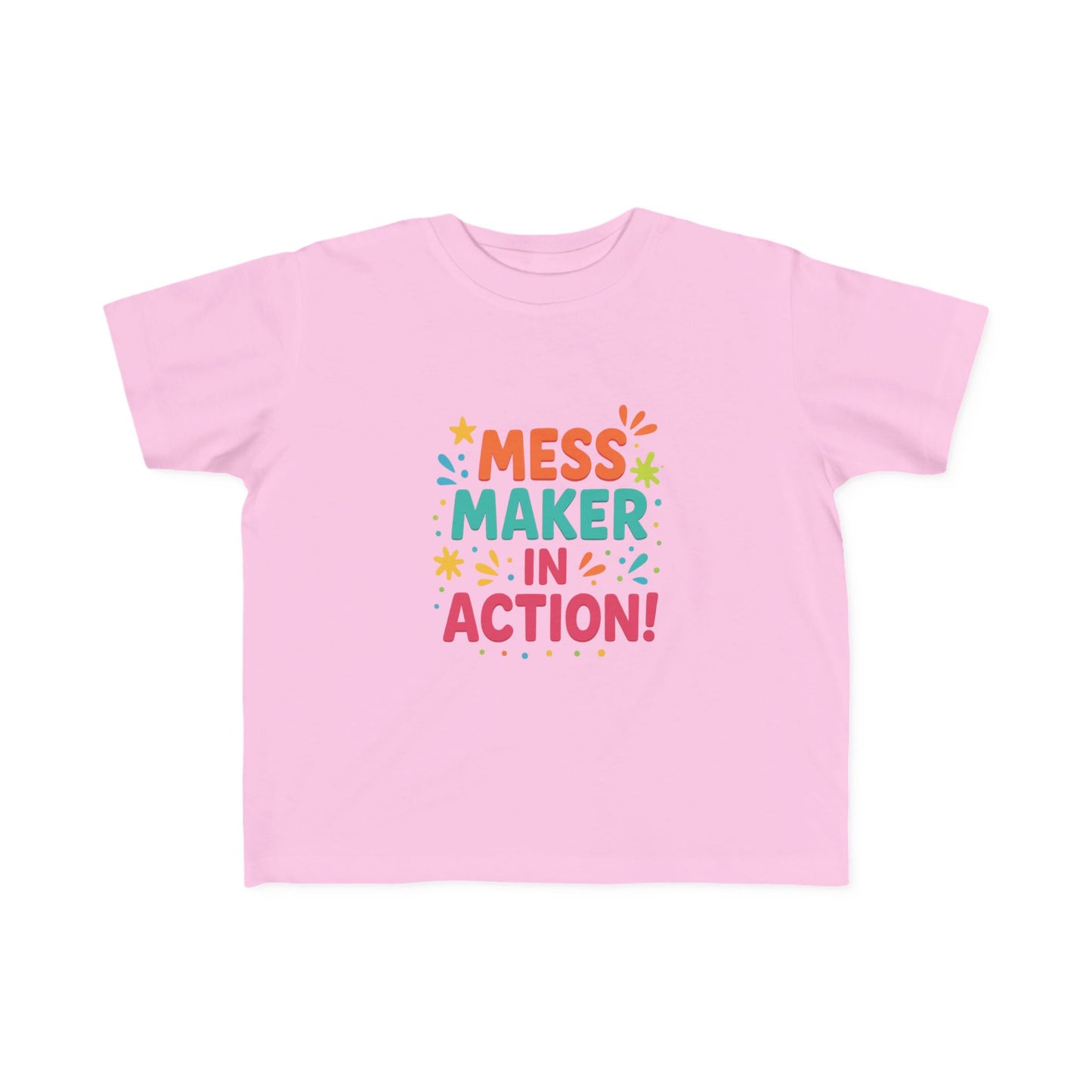 ''Mess Maker in Action'' Toddler T‑Shirt