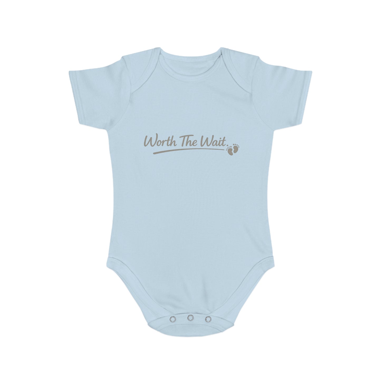 ''Worth The Wait'' Baby Bodysuit – Newborn