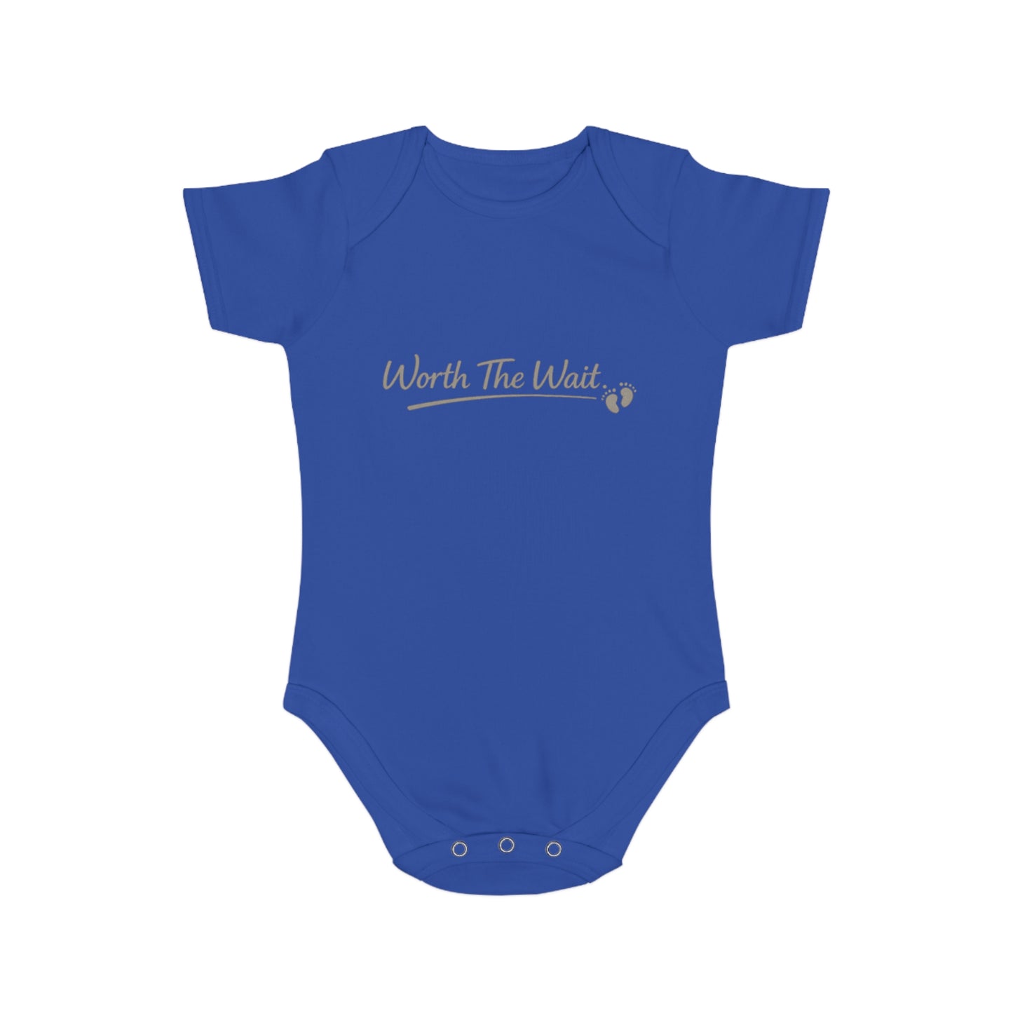 ''Worth The Wait'' Baby Bodysuit – Newborn