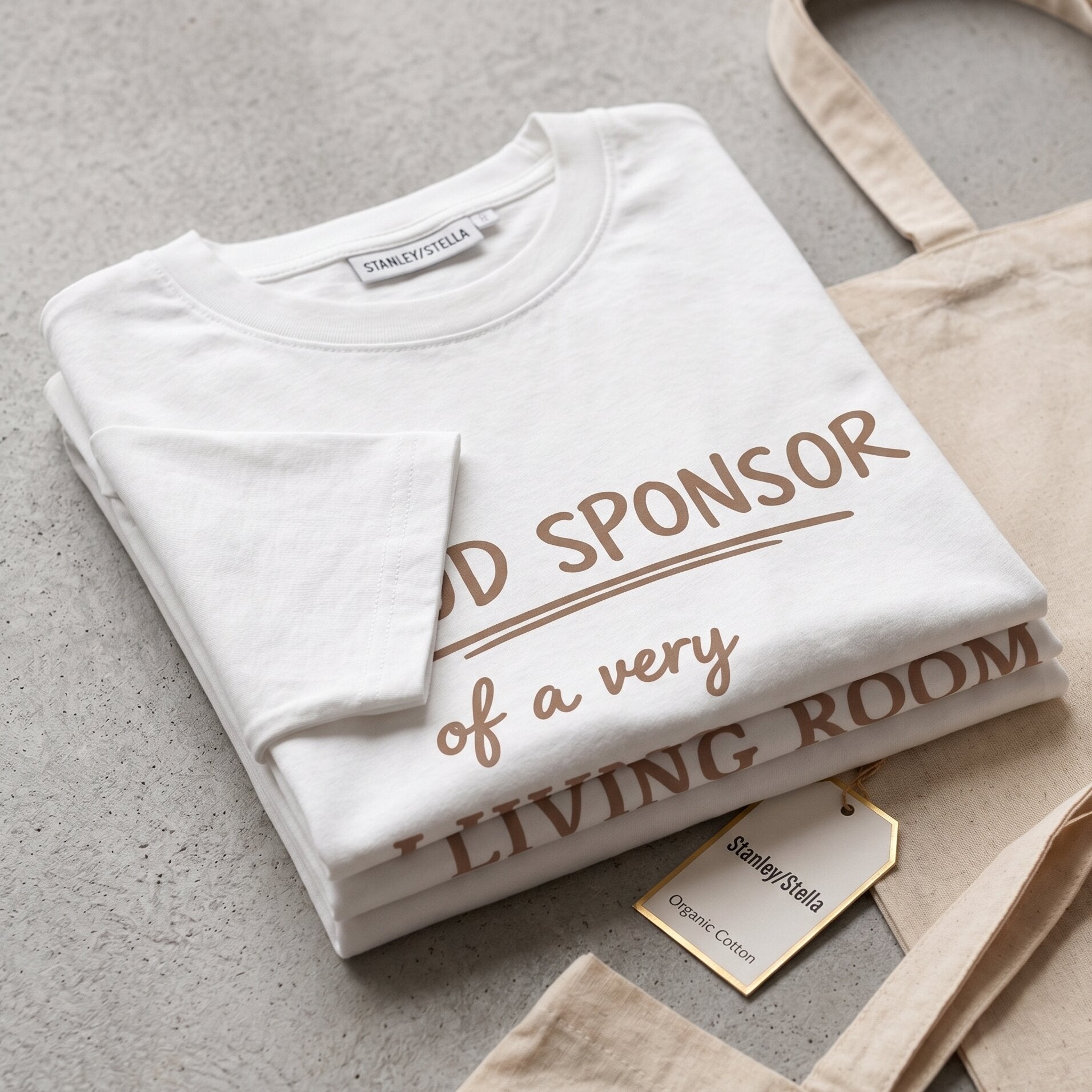 The "Honest Decorator" Tee: Proud sponsor of a very messy living room