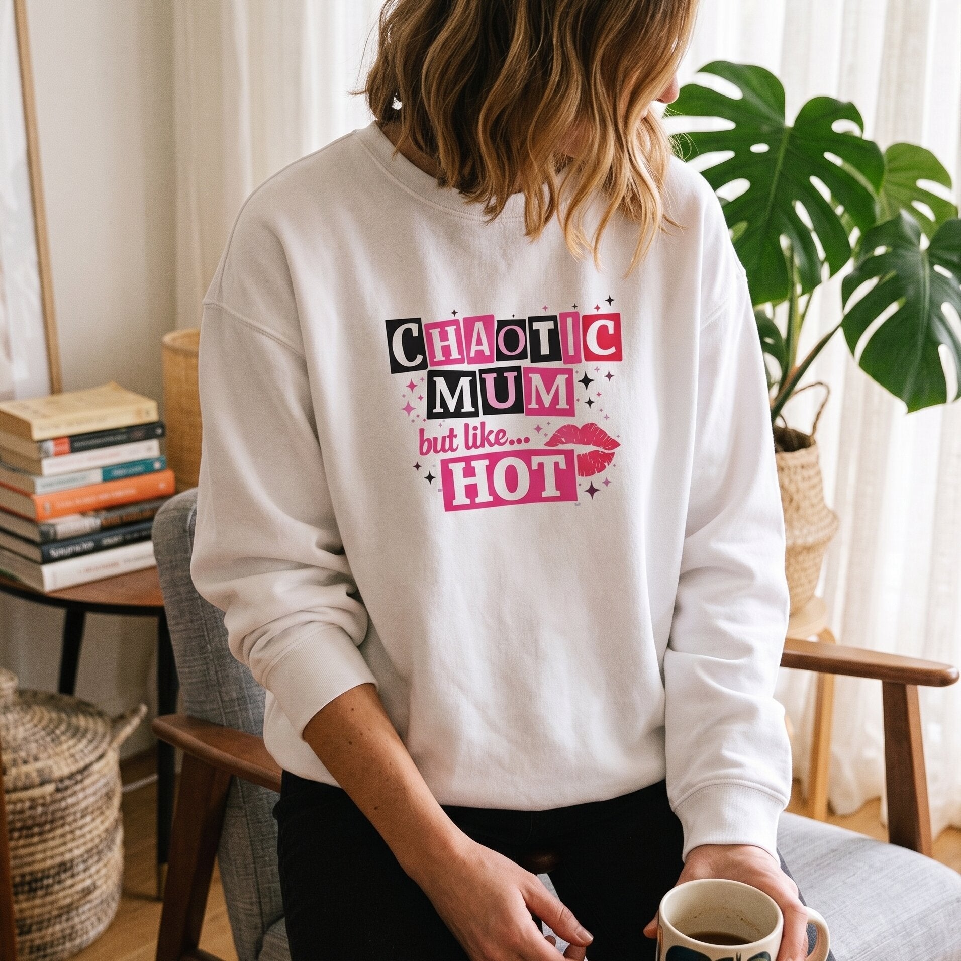 The "Effortless Icon" Luxury Sweatshirt: Chaotic Mum Edition