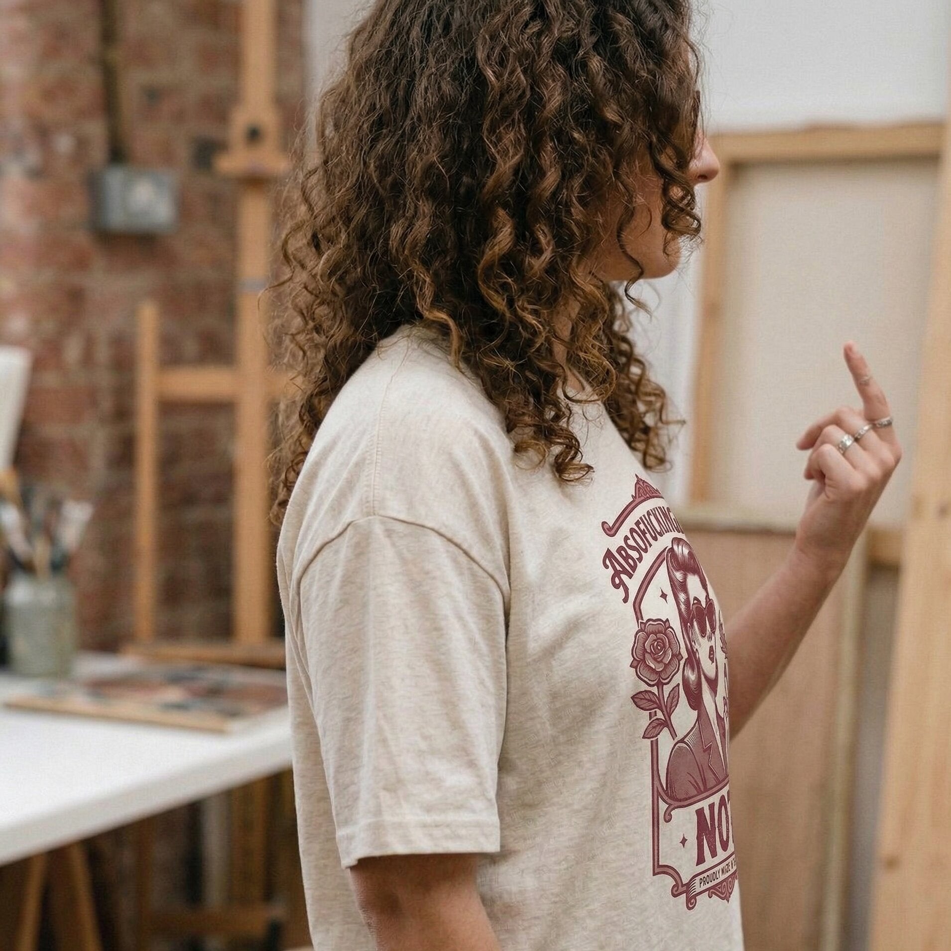 ''AbsoFuckingLutely Not'' Women Tee