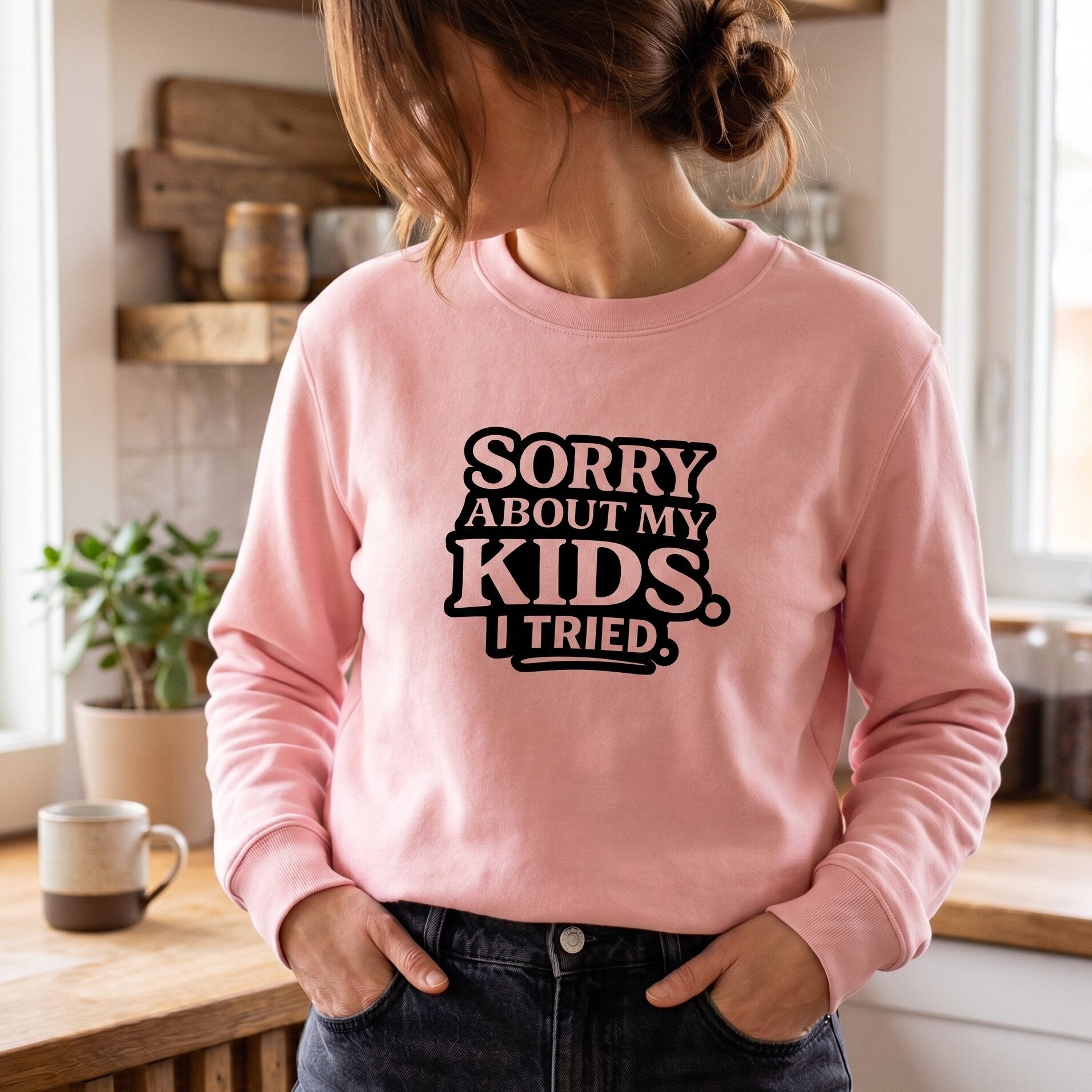 The Icon Sweatshirt: "Sorry About My Kids" Limited Edition
