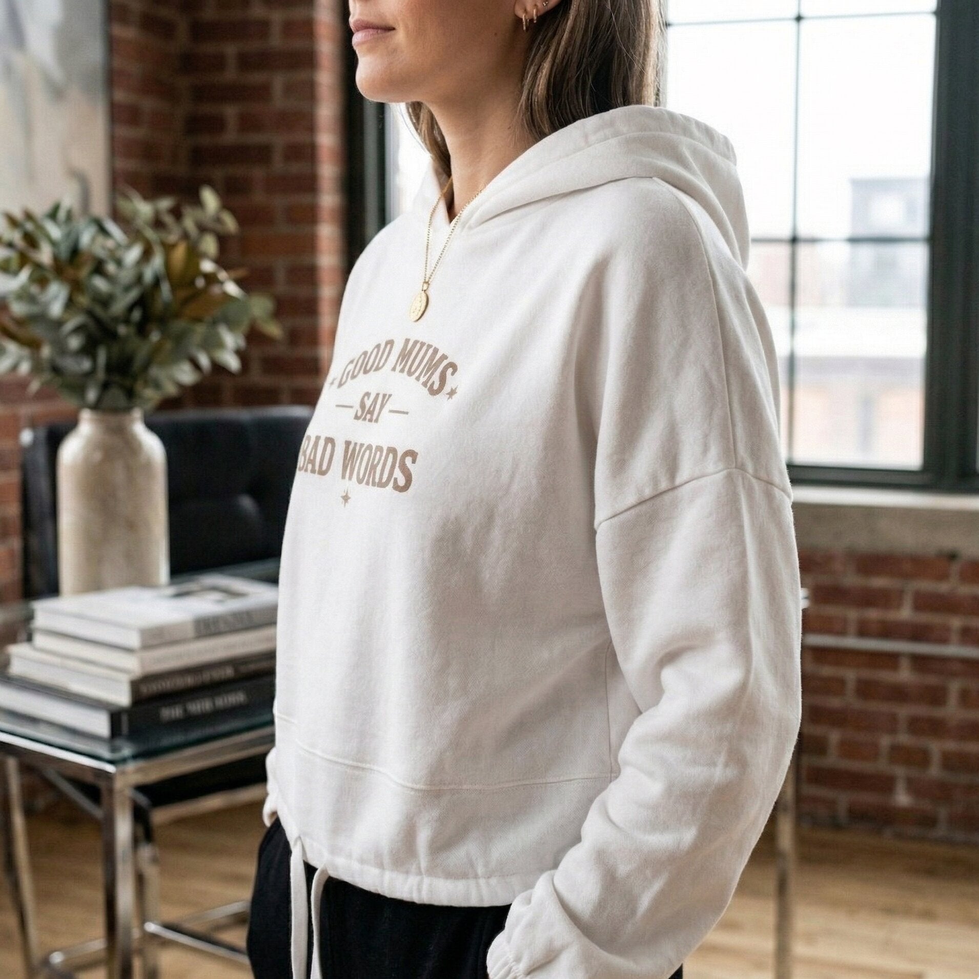 "Good Mums Say Bad Words" Statement Hoodie