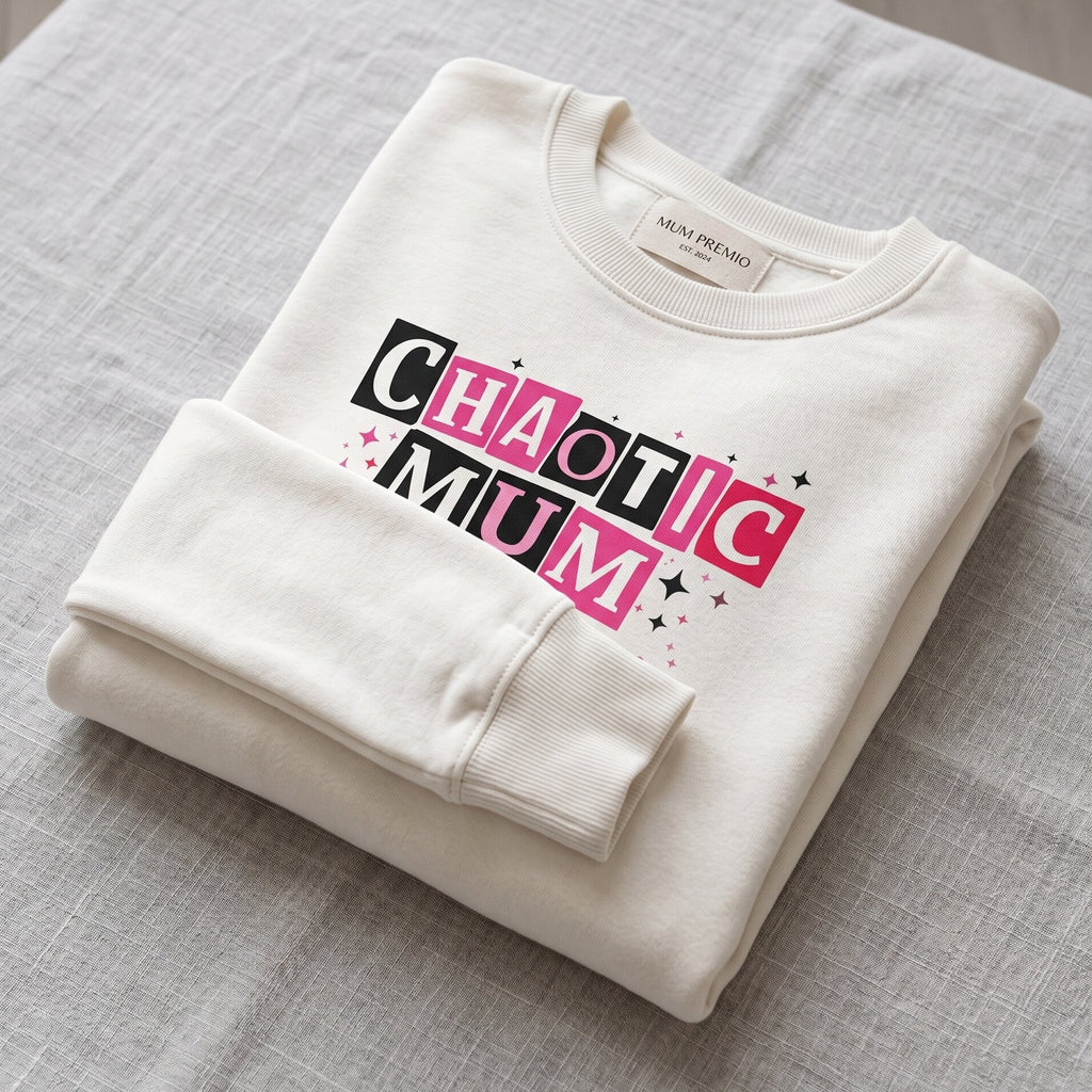 The "Effortless Icon" Luxury Sweatshirt: Chaotic Mum Edition