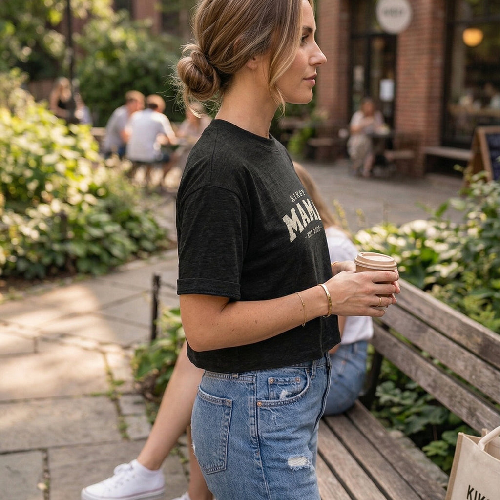 KIKSY MAMA Est. 2026 Vintage Collegiate Tee